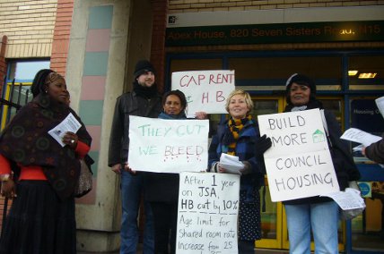Housing Benefit protest
