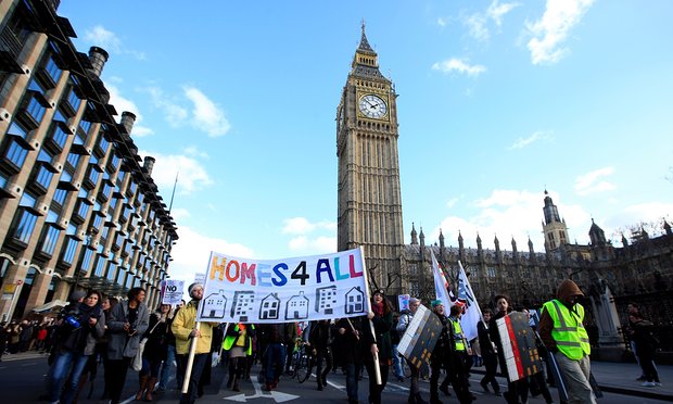 Image: Homes for all demonstration