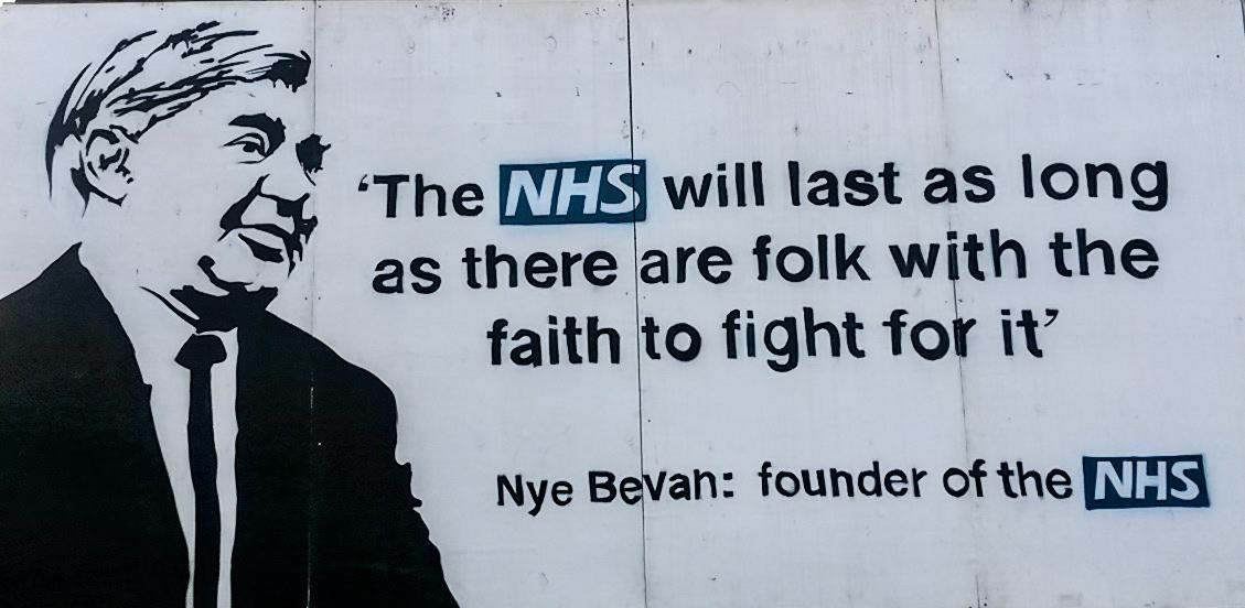 Image: Nye Bevan graffiti